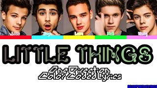 One Direction 'Little Things' Lyrics (Color Coded Lyrics)