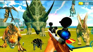 Dinosaur Hunting Games 3D 2023 - Android Gameplay screenshot 2