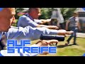 "Die Waffe runter!" - Tötliche Gefahr im Garten | Auf Streife | SAT.1