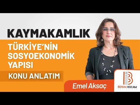 55)Kaymakamlık-Türkiye'nin Sosyoekonomik Yapısı 1960-70 Yıllarda Sosyoekonomik Gelişmeler-Emel AKSAÇ