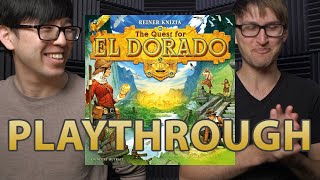 The Quest For El Dorado - New International Edition Board Game Playthrough