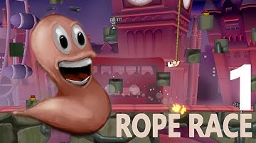 Worms Reloaded Custom Rope Race 01 (No Commentary)