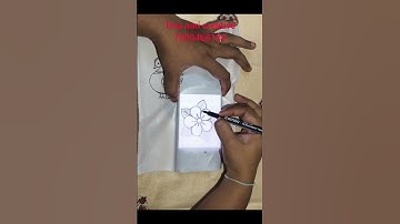 simple flower tracing #simple method #aari work#tina aari creatives #shorts #shortsfeed #shortsviral