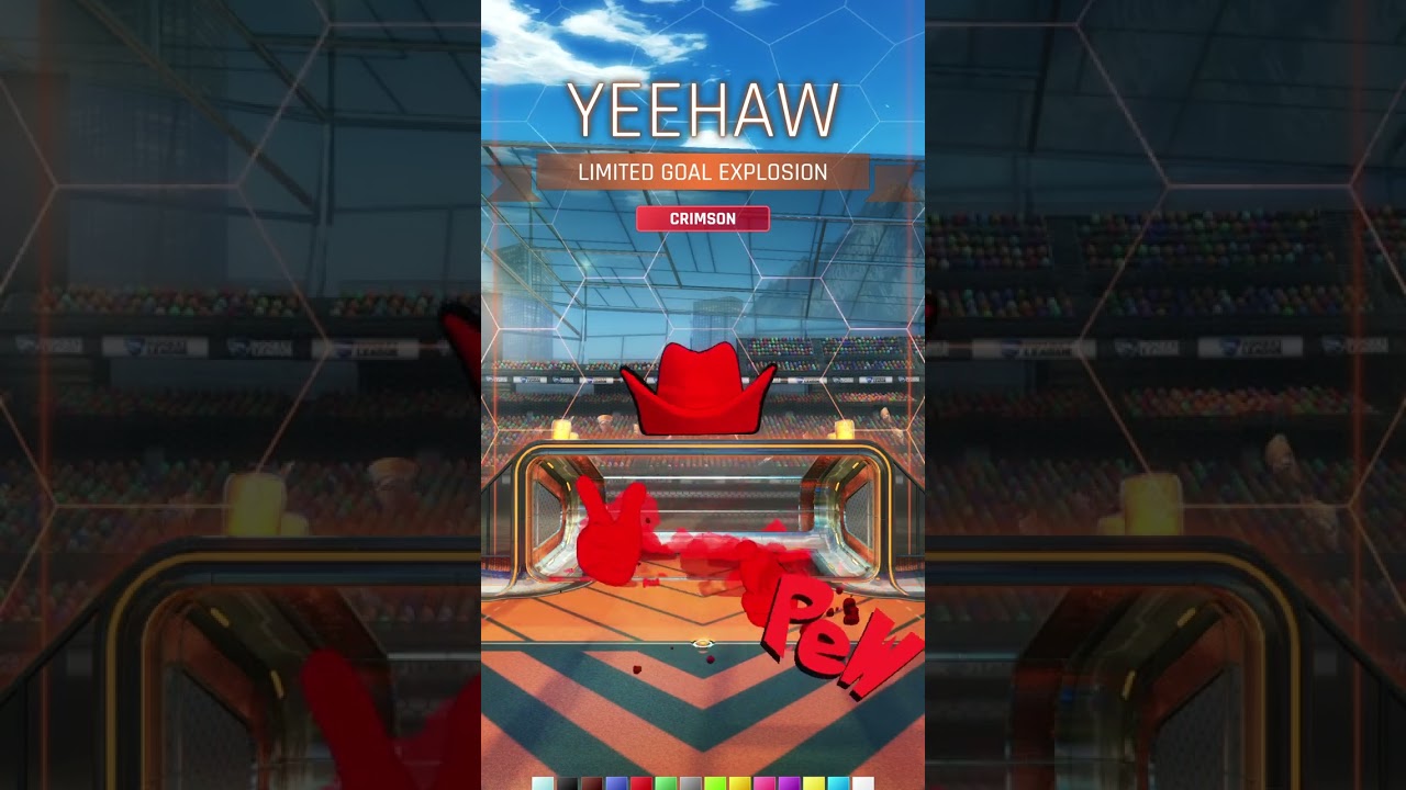 All Painted Goal Explosions 'YEEHAW' Rocket League