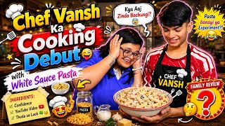 Chef Vansh Ka Cooking Debut With White Sauce Pasta