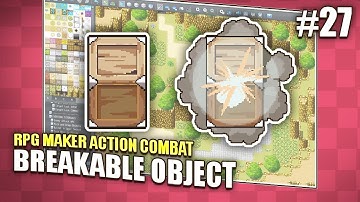 RPG Maker Action Combat - Create Breakable Objects - Part 27