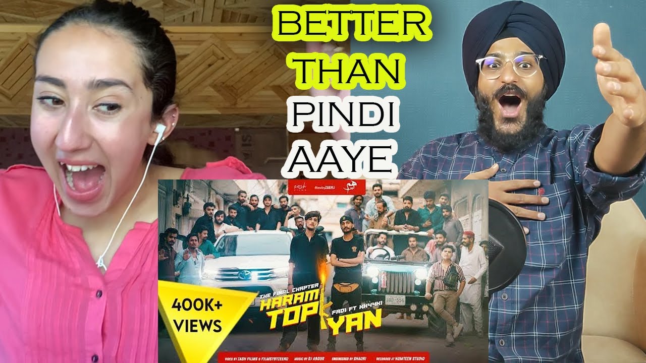 Indian Reaction to HARAM TOPIYAN [RAWALPINDI ANTHEM] | FADI Feat ...