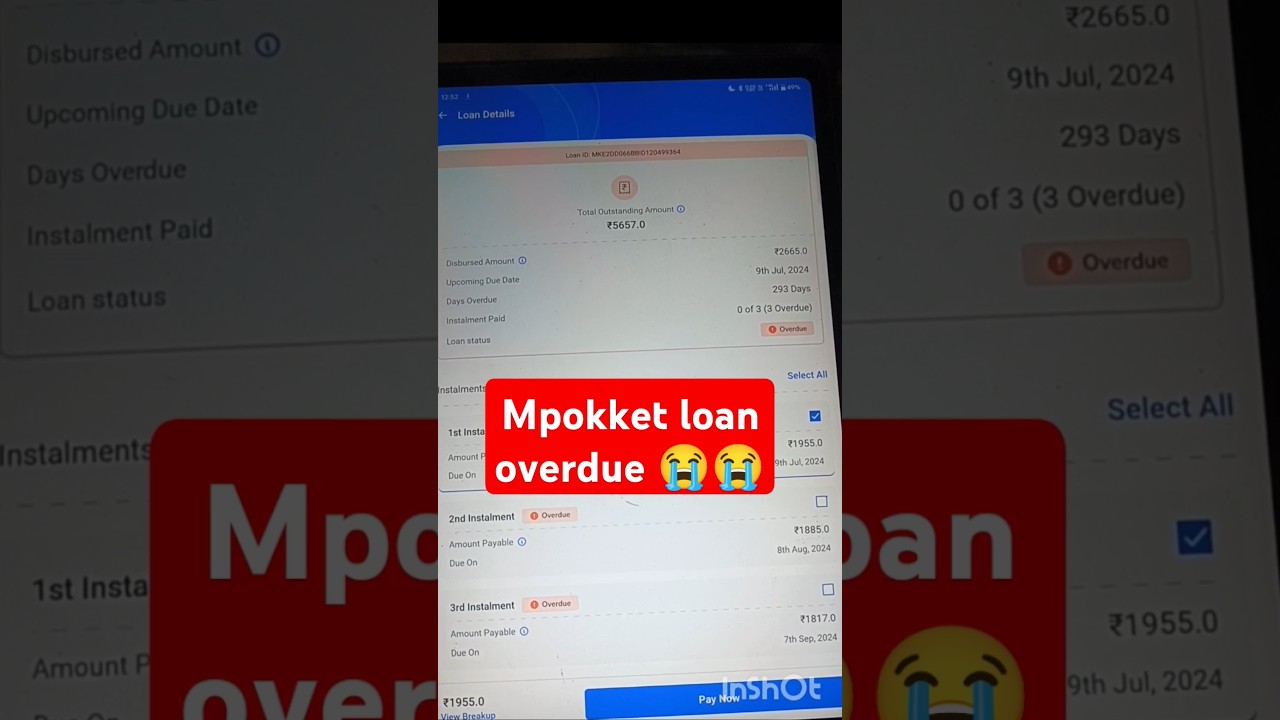 mpokket loan overdue ll #overdue #loans #loanapp
