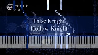 Hollow Knight - False Knight (Piano Tutorial)