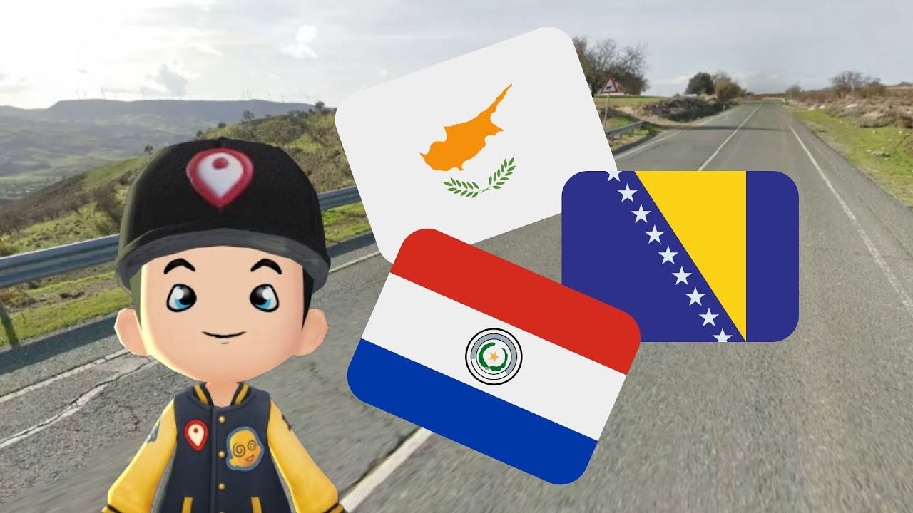 Tiga Negara Baru di Geoguessr - CYPRUS, BOSNIA & HERZEGOVINA, PARAGUAY