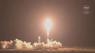 星出さん、米宇宙船で出発 日本人2人目の基地船長