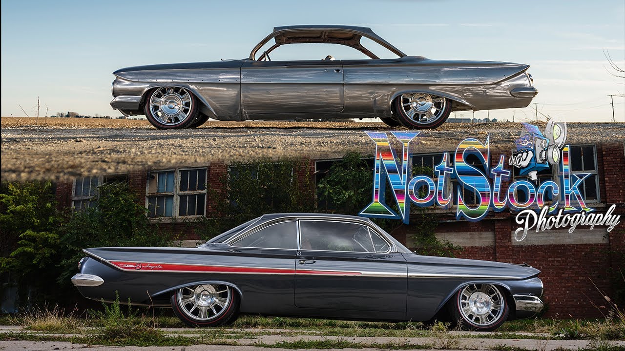 Z061:  Joe Nichols Amazing 61 Chevy Impala BTS photoshoot from Bare Metal to Completion