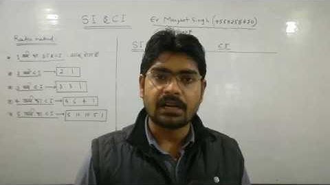 simple interest and compound interest (Part-1)