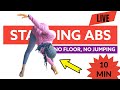 Live Standing Abs Workout – Burn Belly Fat Fast (No Floor, No Jumping)