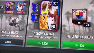 pack opening in nba live mobile. Pulled a 100 James worthy!