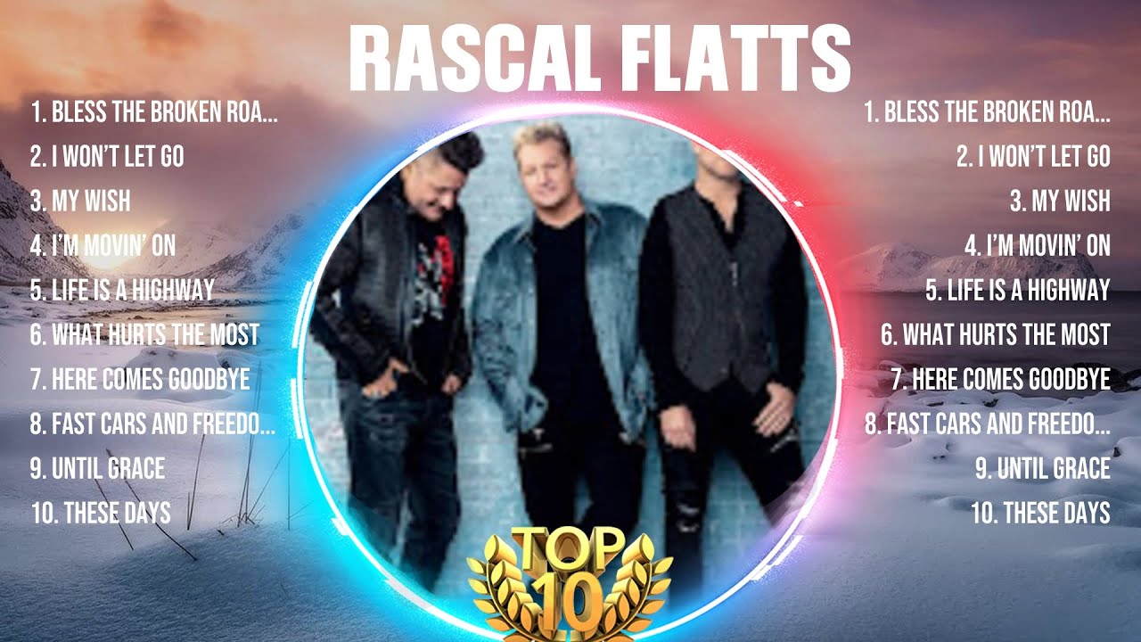 Rascal Flatts The Best Music Of All Time ️ Full Album ️ Top 10 Hits ...