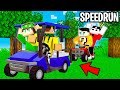 2 SPEEDRUN CON LE MACCHINE vs 2 CACCIATORI  - Minecraft ITA