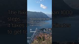 Visiting Kotor Fortress | 45 minutes of stairs with a stunning veiw