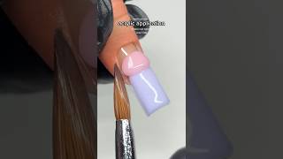 How to ombre! Easy tutorial #ombrenails  #ombre #acrylicapplication #nailtutorial