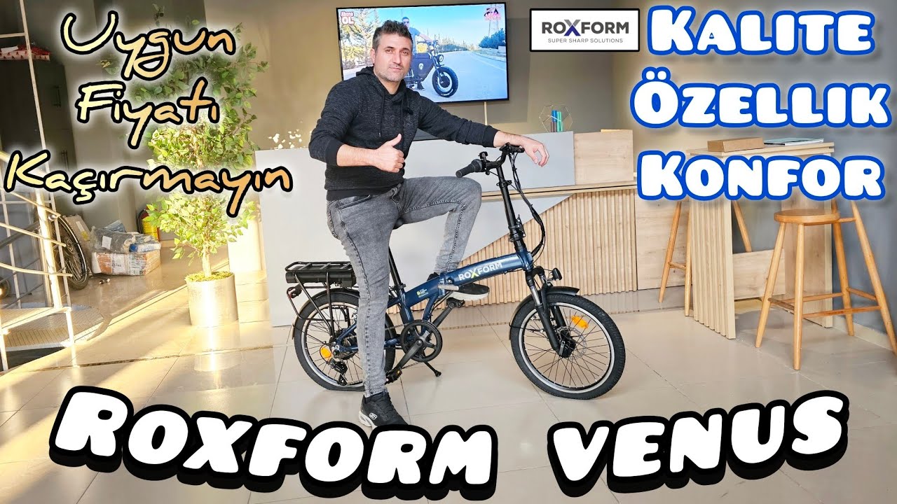 Roxform Venüs Katlanır Elektrikli Bisiklet Kutu Açılımı ve Performans Sürüşü,Uygun Fiyat ebike #bim