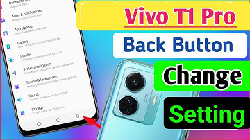 Vivo t1 pro Back Button Setting/Vivo t1 pro back button change/Vivo t1 pro navigation key setting