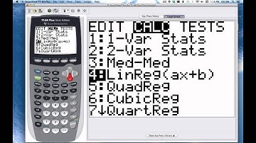 Scatterplots and Correlation Coefficient on the TI-84