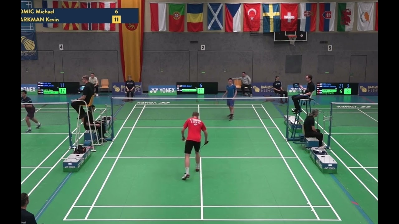 BWF Bonn International 2023 MS Kevin Barkman (CAN) Vs Michael Tomic (AUS)