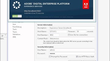 Session # 4: Installing and Configuring Experience Services / RIA Tooling