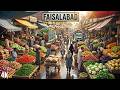 Morning Drive Through Busy Faisalabad Markets | 4K HD | Relaxing 4K FSD Tour Going To Food Market HD