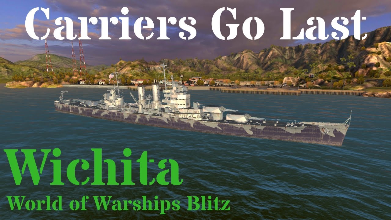 World of Warships Blitz: Wichita: Carriers Go Last