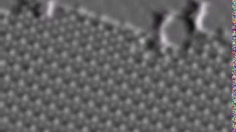 Observation of a phase transition with STM