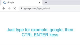 1 amazing shortcut | Google Chrome | ctrl enter