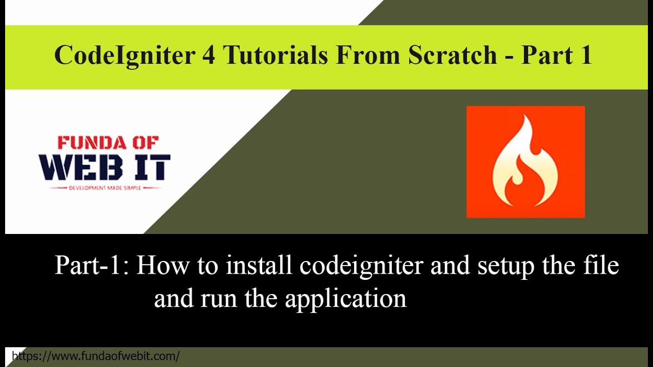 Codeigniter 4 Crash Course