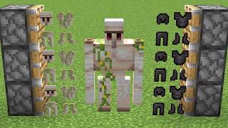 iron golem armor + iron golem + netherite armor = ??? - MINECRAFT DANK MEME COMPILATION