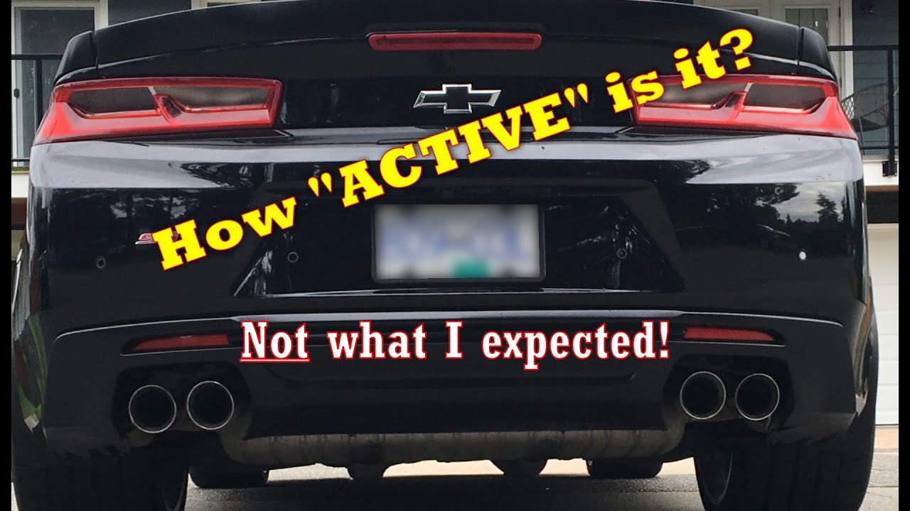 How "ACTIVE" is active exhaust? A test of the GM NPP exhaust and how it