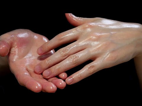 ASMR Oily Hand Sounds No Talking - YouTube