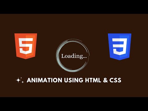 Easy Loading Animation with HTML and CSS
