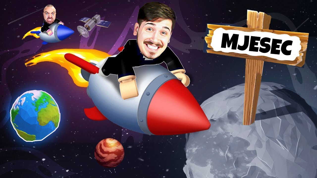 PRIJATELJ I JA SE TAKMIČIMO KO ĆE PRIJE STIĆI DO MJESECA!