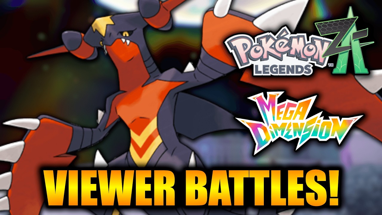 🔴 MEGA GARCHOMP Z BATTLES 🔴 Pokémon Legends Z-A Viewer Battles