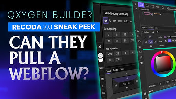 Inside look at Recoda 2.0 for Oxygen Builder - the Webflow effect