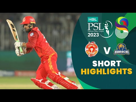 Short Highlights | Islamabad United vs Karachi Kings | Match 19 | HBL PSL 8 | MI2T