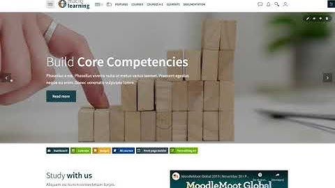 Macro Learning Moodle theme - quickstart guide