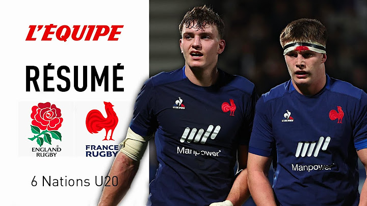 Rugby U20 - La France chute en Angleterre dans le Tournoi des 6 Nations U20