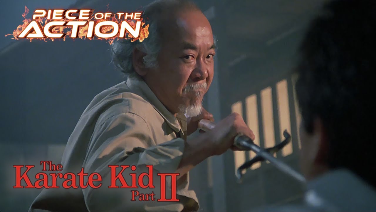 The Karate Kid: Part II | Miyagi Thrashes Sato's Guys