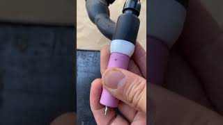 TIG welding tutorial in 34 seconds #stickwelding #صنايعي_اليوتيوب #الاسطي