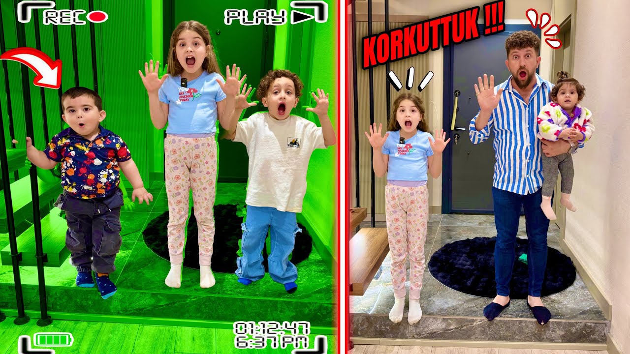 GECE GİZLİCE KENDİ EVİMİZE GİRDİK ‼️ MİSAFİR ÇOCUĞUNU KORKUTTUK !! KUZEY ELİF ?!