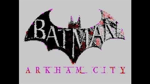 Batman Arkham City Logo - Loading screen (ZX Spectrum)