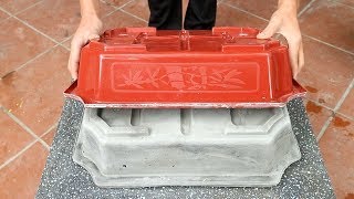 How To Make Bonsai Pot Easy At Home Techniques Painting Fake Stone Pots Rectangular Pot