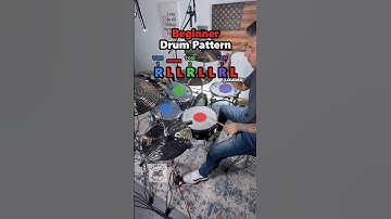 Easy 8th Note Drum Pattern Every Beginner Should Learn 🥁