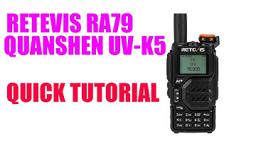Retevis RA79 Quanshen UV-K5 GMRS Programming #Retevis #Quanshen #GMRS